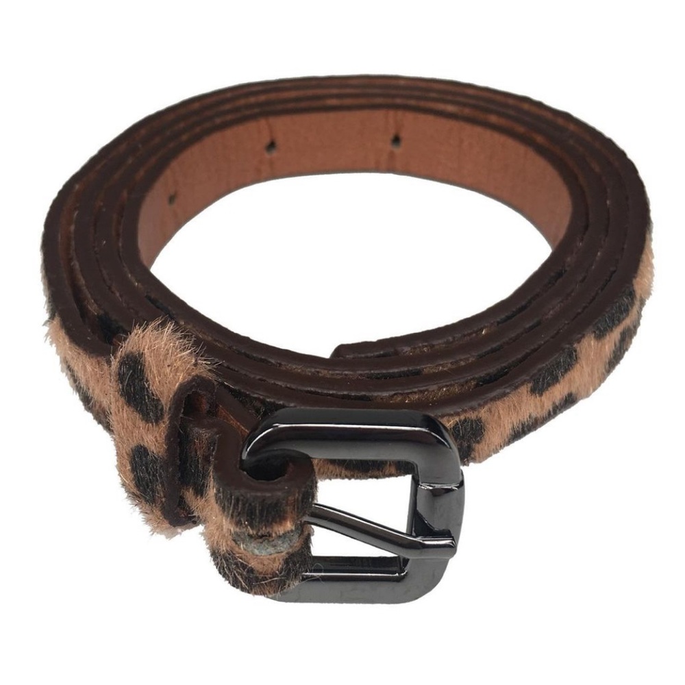 Skinny Leopard Belt